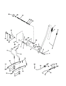 Mower Lift parts for Poulan Riding Mower Tractor PR185H42STB from AppliancePartsPros.com