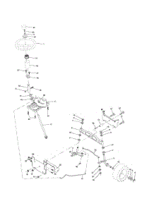 Steering Assembly parts for Poulan Riding Mower Tractor PR185H42STDA from AppliancePartsPros.com