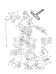Mower Deck parts for Poulan Riding Mower Tractor PR185H42STDA from AppliancePartsPros.com