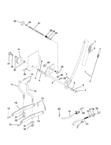 Mower Lift parts for Poulan Riding Mower Tractor PR185H42STDA from AppliancePartsPros.com