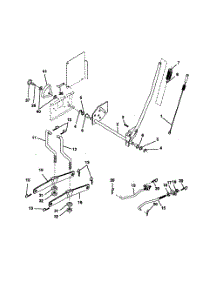 Mower Lift parts for Poulan Riding Mower Tractor PR20H42STB from AppliancePartsPros.com