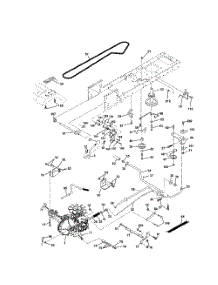 Drive parts for Poulan Riding Mower Tractor PR20H42STC from AppliancePartsPros.com