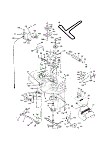 Mower Deck parts for Poulan Riding Mower Tractor PR20H42STD from AppliancePartsPros.com