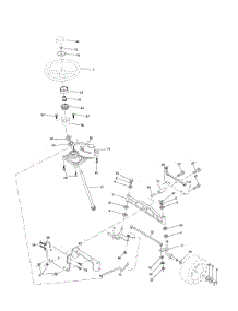 Steering Assembly parts for Poulan Riding Mower Tractor PR22H48STA from AppliancePartsPros.com