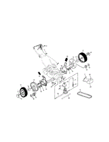 Wheels  /  Tires parts for Poulan Walk Behind Lawn Mower PR45Y22SB from AppliancePartsPros.com