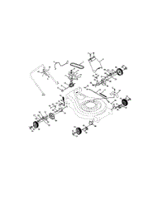 Wheels  /  Tires parts for Poulan Walk Behind Lawn Mower PR55R21MCA from AppliancePartsPros.com