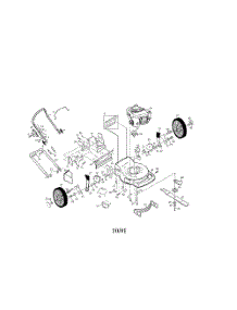 Rotary Lawn Mower parts for Poulan Walk Behind Lawn Mower PR55Y22CHA from AppliancePartsPros.com
