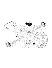 Drive Control  /  Gear Case  /  Wheels parts for Poulan Walk Behind Lawn Mower PR55Y22SHP from AppliancePartsPros.com