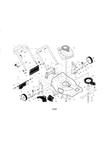 Engine  /  Housing  /  Handle parts for Poulan Walk Behind Lawn Mower PR65Y21RP from AppliancePartsPros.com