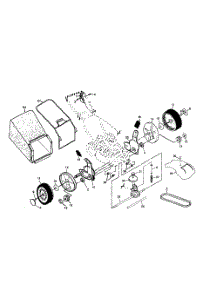 Grassbag  /  Wheels  /  Gear Case parts for Poulan Walk Behind Lawn Mower PR7Y21CHA from AppliancePartsPros.com