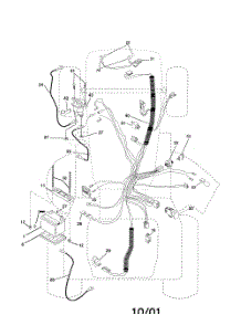 Electrical parts for Poulan Riding Mower Tractor PRGT2046B from AppliancePartsPros.com