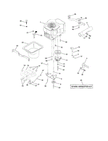 Engine parts for Poulan Riding Mower Tractor PRGT20H50A from AppliancePartsPros.com