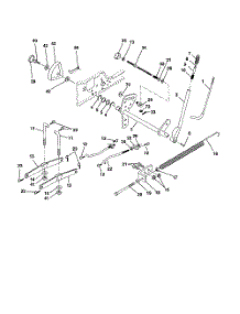 Lift Assembly parts for Poulan Riding Mower Tractor PRGT20H50B from AppliancePartsPros.com