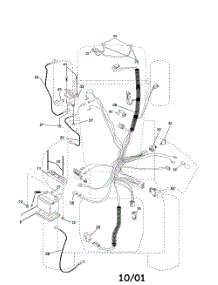 Electrical parts for Poulan Riding Mower Tractor PRGT22H48A from AppliancePartsPros.com