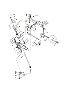 Steering Assembly parts for Poulan Riding Mower Tractor PRGT22H50A from AppliancePartsPros.com