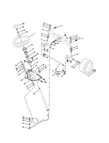 Steering Assembly parts for Poulan Riding Mower Tractor PRGT22H50C from AppliancePartsPros.com