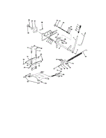 Lift Assembly parts for Poulan Riding Mower Tractor PRGT22H50D from AppliancePartsPros.com