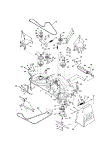 Mower Deck parts for Poulan Riding Mower Tractor PRGT22H50D from AppliancePartsPros.com