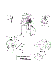 Engine parts for Poulan Riding Mower Tractor PRK17G42STA from AppliancePartsPros.com