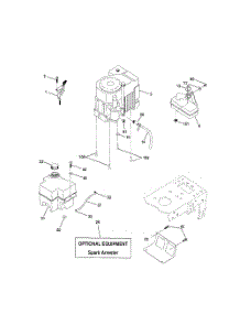 Engine parts for Poulan Riding Mower Tractor PRK17H42STA from AppliancePartsPros.com