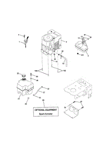 Engine parts for Poulan Riding Mower Tractor PRK17H42STB from AppliancePartsPros.com