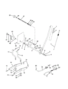 Mower Lift parts for Poulan Riding Mower Tractor PRK17H42STB from AppliancePartsPros.com