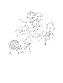 Mainframe, Right Side parts for Poulan Tiller PRRT65A from AppliancePartsPros.com