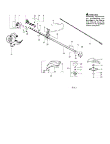 Driveshaft  /  Handle  /  Throttle Housing parts for Poulan Grass Line Trimmer S31BC from AppliancePartsPros.com