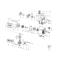 Crankshaft  /  Cylinder  /  Crankcase parts for Poulan Grass Line Trimmer S31SST (RECON) from AppliancePartsPros.com