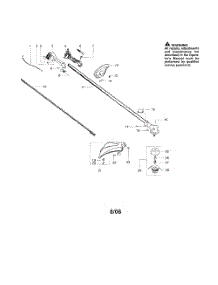 Driveshaft  /  Shield  /  Handle parts for Poulan Grass Line Trimmer SM132 TYPE 2 from AppliancePartsPros.com