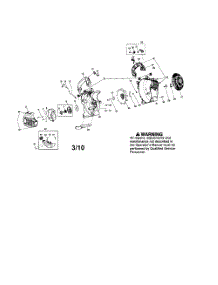 Scroll  /  Handle  /  Impeller parts for Poulan Leaf Blower SM210VS TYPE 1 from AppliancePartsPros.com