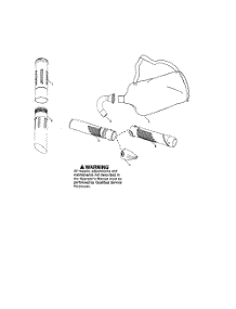 Vac Bag  /  Tubes parts for Poulan Leaf Blower SM210VS TYPE 1 from AppliancePartsPros.com