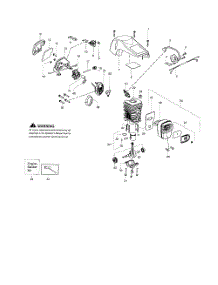 Shield  /  Cylinder  /  Crankshaft parts for Poulan Chainsaw SM4218AV TYPE 2 from AppliancePartsPros.com
