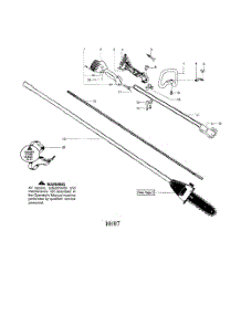Driveshaft  /  Handle parts for Poulan Pruner SM446E TYPE 1 from AppliancePartsPros.com