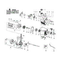Cylinder  /  Crankshaft  /  Crankcase parts for Poulan Pruner SM446E TYPE 2 from AppliancePartsPros.com