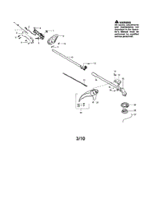 Drive Shaft  /  Shield  /  Handle parts for Poulan Grass Line Trimmer SM705 TYPE 1 from AppliancePartsPros.com