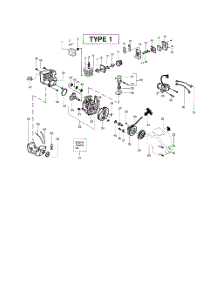Cylinder  /  Crankshaft  /  Crankcase parts for Poulan Grass Line Trimmer TE450CXL TYPE 1 from AppliancePartsPros.com