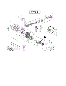 Cylinder  /  Crankcase  /  Crankshaft parts for Poulan Grass Line Trimmer TE450CXL TYPE 2 from AppliancePartsPros.com