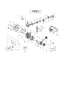 Cylinder  /  Cranckcase  /  Crankshaft parts for Poulan Grass Line Trimmer TE450CXL TYPE 4 from AppliancePartsPros.com