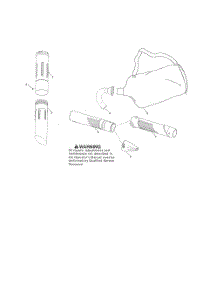Vac Tubes & Bag parts for Poulan Leaf Blower XLB 325 TYPE 2 from AppliancePartsPros.com