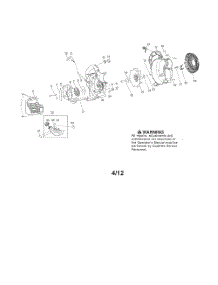 Scroll  /  Impeller  /  Handle parts for Poulan Leaf Blower XLB 325 TYPE 3 from AppliancePartsPros.com