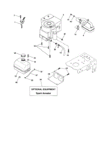 Engine parts for Poulan Riding Mower Tractor XT185H42LT from AppliancePartsPros.com