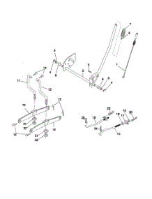 Mower Lift parts for Poulan Riding Mower Tractor XT185H42LT from AppliancePartsPros.com