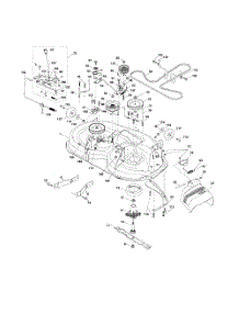 Mower Deck parts for Poulan Riding Mower Tractor XT19H42YT from AppliancePartsPros.com