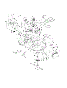 Mower Deck parts for Poulan Riding Mower Tractor XT22H42YT from AppliancePartsPros.com