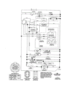 Schematic-Tractor parts for Poulan Riding Mower Tractor XT22H48YT from AppliancePartsPros.com