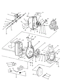 Fan Housing  /  Shroud  /  Blower Housing parts for Weedeater Leaf Blower 1920 from AppliancePartsPros.com