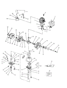 Cylinder  /  Muffler  /  Crankshaft parts for Weedeater Leaf Blower 1960 from AppliancePartsPros.com