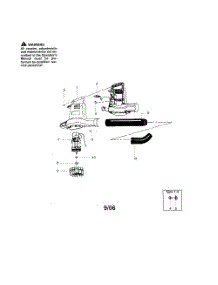 Housing  /  Motor parts for Weedeater Leaf Blower 2525 from AppliancePartsPros.com