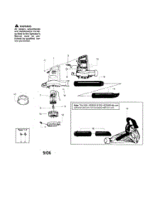 Housing  /  Motor parts for Weedeater Leaf Blower 2570 from AppliancePartsPros.com